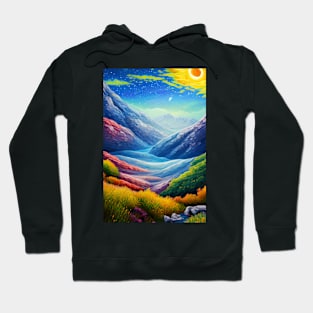 Beautiful mountain design Hoodie